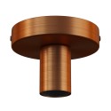 Luminária tipo soquete E27 de metal 120mm x 85mm