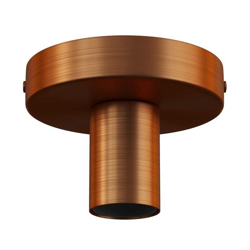 Luminária tipo soquete E27 de metal 120mm x 85mm