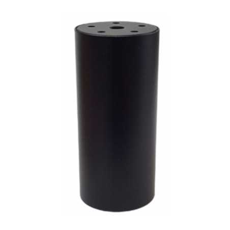 Foco de metal preto 120mm x 55mm para GU10