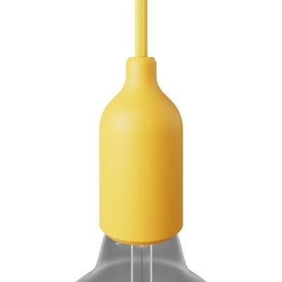 Casquilho silicone E27 várias cores | Acessórios Candeeiros