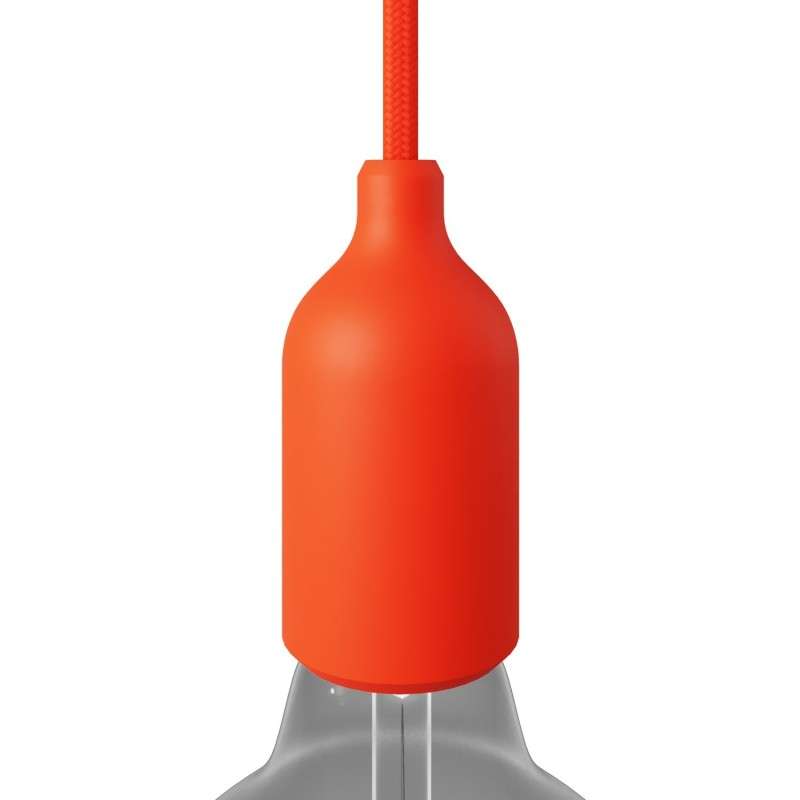 Casquilho silicone E27 várias cores | Acessórios Candeeiros