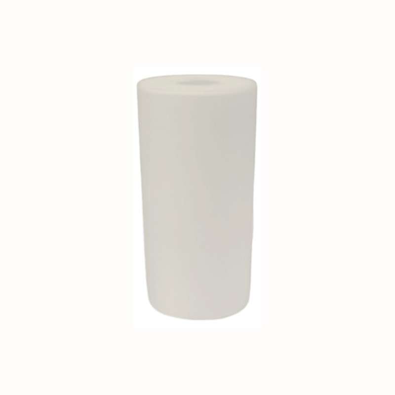 Cilindro de vidro fosco branco 115mm diâmetro x 250mm altura