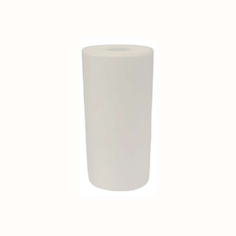 Cilindro de vidro fosco branco 115mm diâmetro x 250mm altura