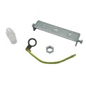 Comprar Suporte de teto cromado cônico 90mm