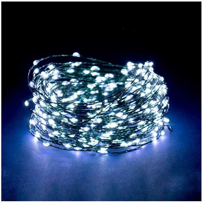 Cordão de luzes LED 180 luz fria 18 m – Acessórios Candeeiros