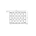 200 LEDs vermelhos luz quente cabo branco para uso exterior 200x100