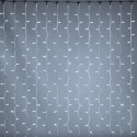 Cortina de 150 LEDs brancos frios interligáveis c/branco 200x150 exterior