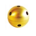Esfera de latão para montagem em luminárias de 60mm com 6 saídas.