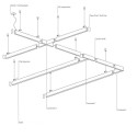 Kit para ligar módulos de LED superfície de 38mm de largura