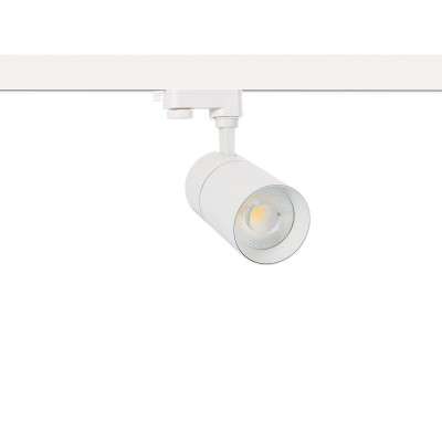 Foco LED trifásico de 20W, 2000lm e regulável.