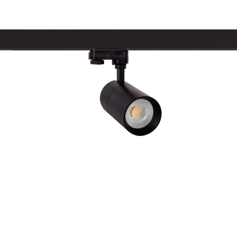 Foco LED trifásico de 30W, 3000lm e regulável.