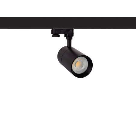 Foco LED trifásico de 30W, 3000lm e regulável.