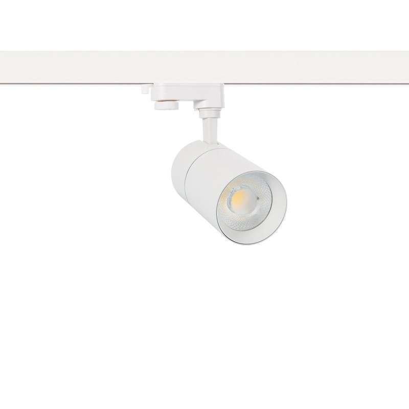 Foco LED trifásico de 30W, 3000lm e regulável.