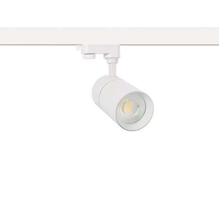 Foco LED trifásico de 30W, 3000lm e regulável.