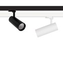 Foco de LED trifásico 30W e 3000lm 38º com seletor de tonalidade.