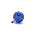 Lâmpada LED decorativa E27 3W G125 azul