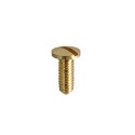 Parafuso de latão para lâmpadas M4 x 12 mm Ø7 mm cabeça tipo fenda