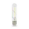 Lâmpada LED tubular E27 6W de cristal âmbar