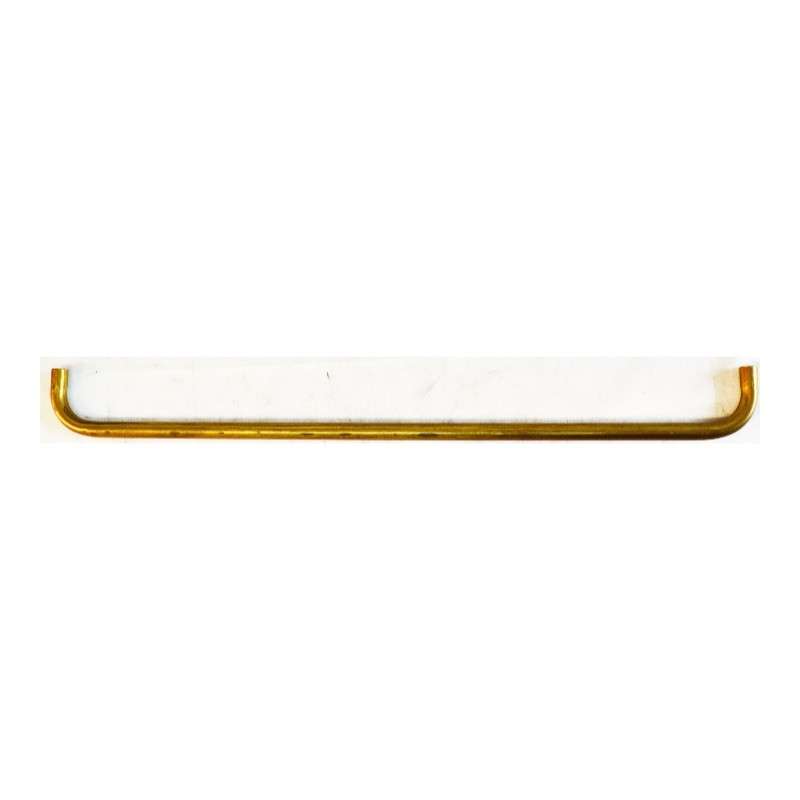 Braço de latão Ø 12mm de 500mm x 50mm com extremidades roscadas M10/100