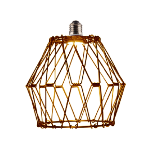 Lâmpada LED decorativa transformável