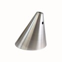 Campainha de alumínio assimétrica 145mm de altura x 150mm de diâmetro