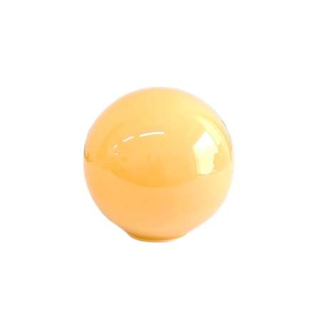 Globo de cristal opalino sem pescoço para candeeiros