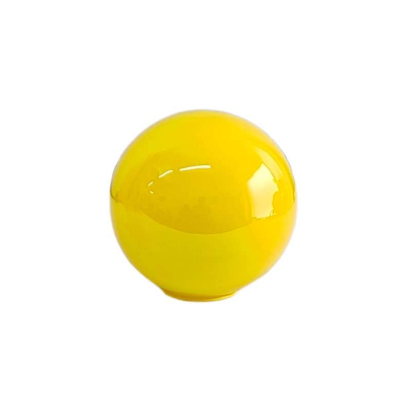 Globo de cristal opalino sem pescoço para candeeiros