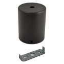 Suporte de teto cilíndrico com 62,5 mm de diâmetro x 76 mm e uma saída.