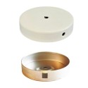 Base de metal com 120 mm de diâmetro x 24 mm de altura.
