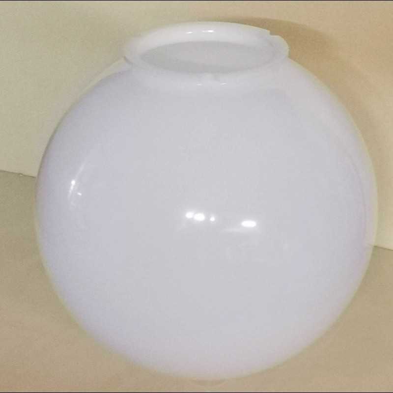 Globo de policarbonato branco com pescoço baioneta vários diâmetros