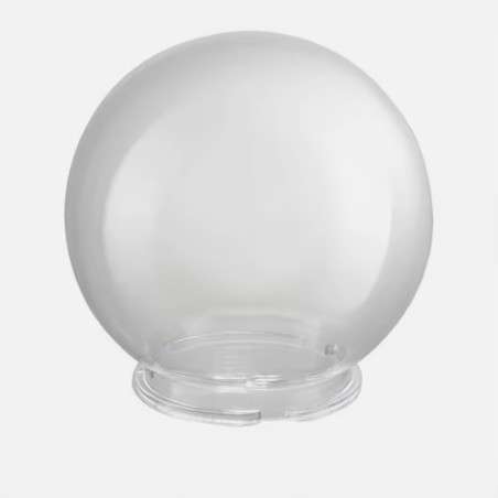 Globo PMMA polimetacrilato transparente com pescoço baioneta