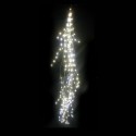 Cascata com 480 LEDs fixos para exterior, cor branco frio e