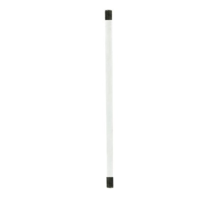 Tubo branco M10x1 10 mm para candeeiros | Acessórios Candeeiros