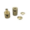 Conjunto de articulação giratória para fazer apliques de parede.