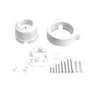 Kit tomada francesa porcelana para tubo 20 mm | Acessórios Candeeiros