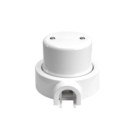Caixa cega de conexões em porcelana para tubo de 20 mm | Acessórios Candeeiros