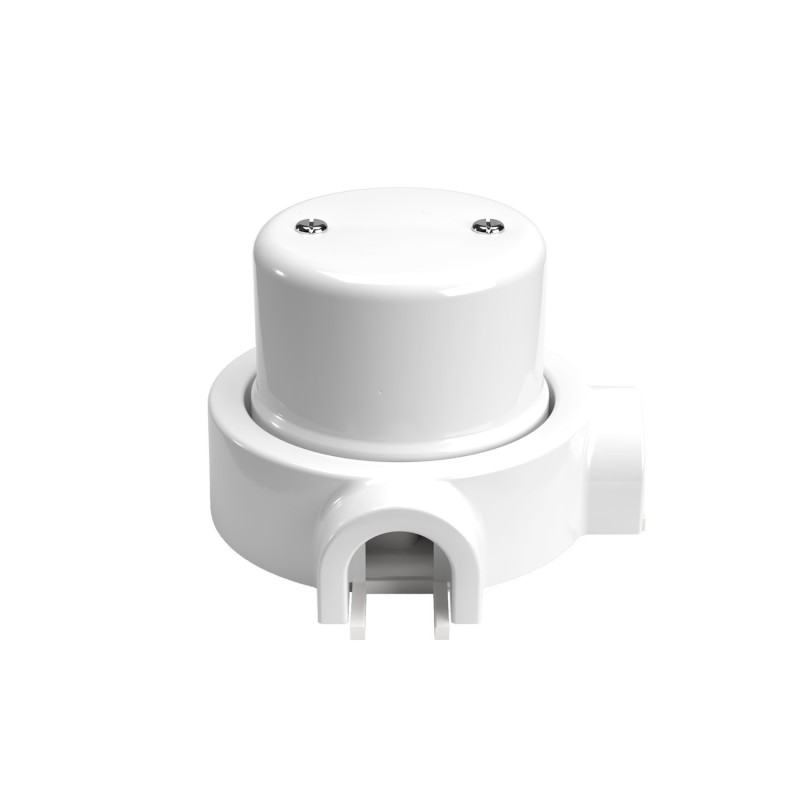 Caixa cega de conexões em porcelana para tubo de 20 mm | Acessórios Candeeiros