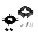 Base de porcelana com 4 saídas para tubo de 20 mm | AcessoriosCandeeiros