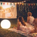 Lâmpada esférica LED RGB exterior solar e recarregável | Fábrica Tu Lámpara