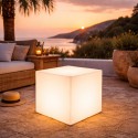 Candeeiro geométrico LED RGB exterior solar e recarregável | Fábrica Tu Candeeiro