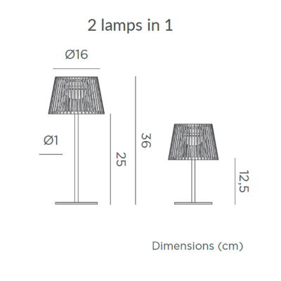 Candeeiro solar de bambu com bateria recarregável sem fios