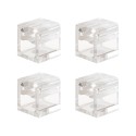 Mini fixação transparente para cabos têxteis | AcessoriosCandeeiros.pt