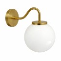 KIT NORD - Aplique de parede retro de latão com globo de