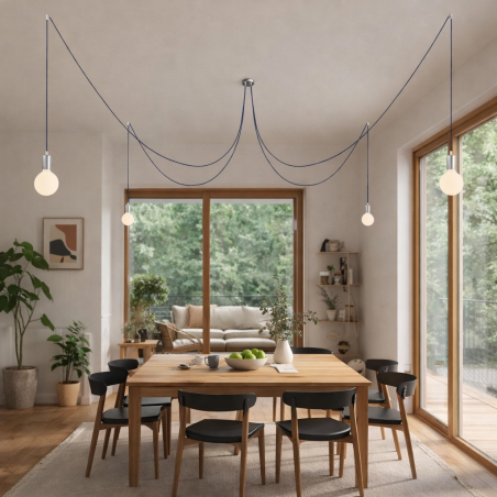 KIT TRACE- Candeeiro de teto de 4 quedas