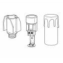 KIT RETRO- Para restaurar porta-lâmpadas E14 de vela efeito