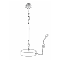 KIT FLOW- Candeeiro de mesa para abat-jour