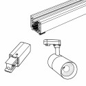 KIT SPACE - Sistema linear de focos com calha de teto