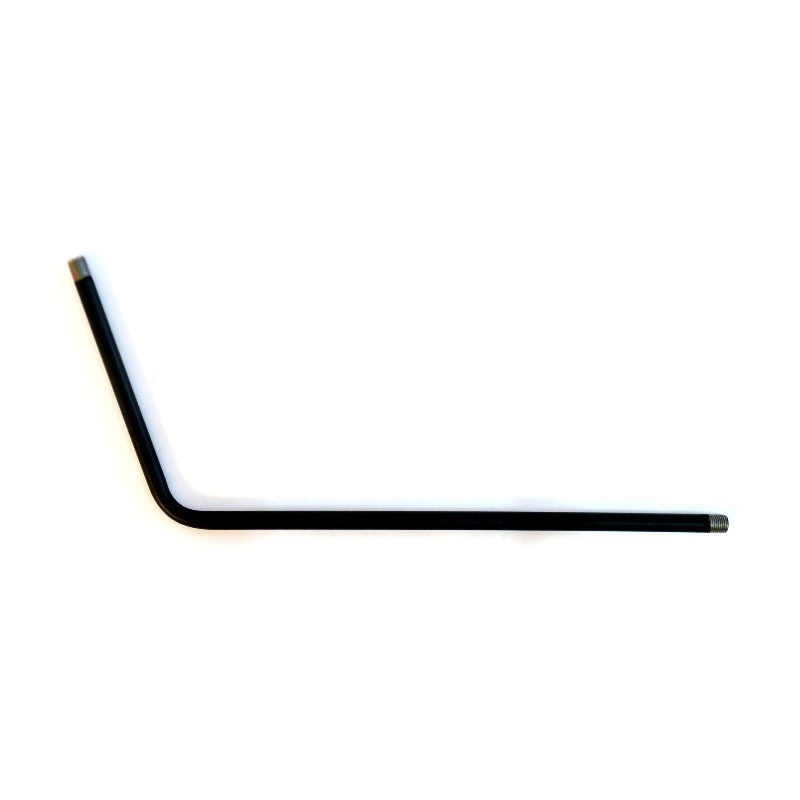 Braço de metal 280 mm x 145 mm ângulo 110º M10/100