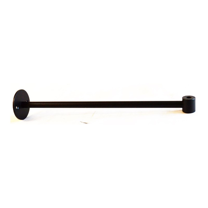 Braço de metal preto de 300mm com extremidade de 2 saídas M10/100