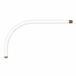 Braço de metal branco 200mm x 120mm M10/100